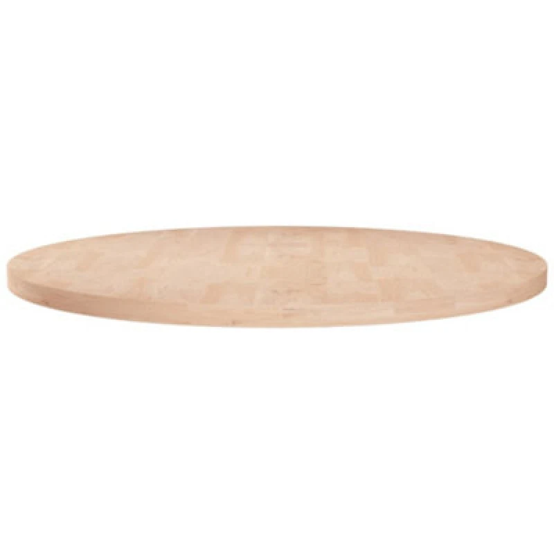 Image of Vidaxl Round Table Top 70X2,5cm Untreated Solid Wood Oak