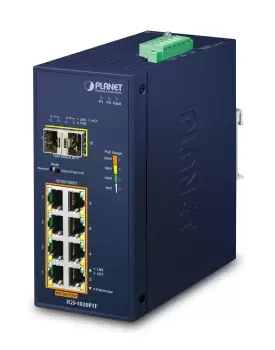 Image of PLANET IP30 Ind 8-P 10/100/1000T Unmanaged Gigabit Ethernet...