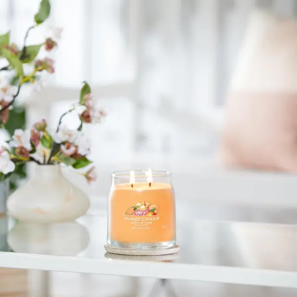 Image of Yankee Candle Mango Ice Cream Scented Candle 368g