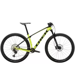 Image of 2022 Trek Procaliber 9.6 Hardtail Mountain Bike in Volt and Raw Carbon