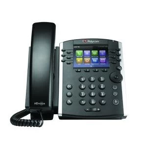 Image of Polycom Vvx 400 12 line Desktop Phone With HD Voice. Poe