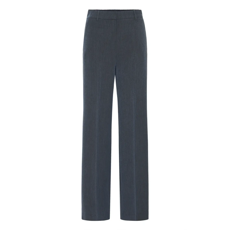 Image of b.Young Womens Trousers b.young Danta Wide Leg 2 Bleu Female 38