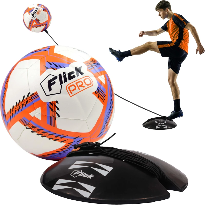 Image of Flick Flick Pro Size 5 Return Football - Orange