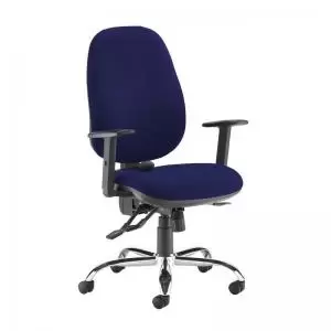 Image of Jota ergo 24hr ergonomic asynchro task chair - Ocean Blue