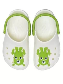 Image of Crocs Classic Alien Character Clog Toddler, White, Size 5 Younger