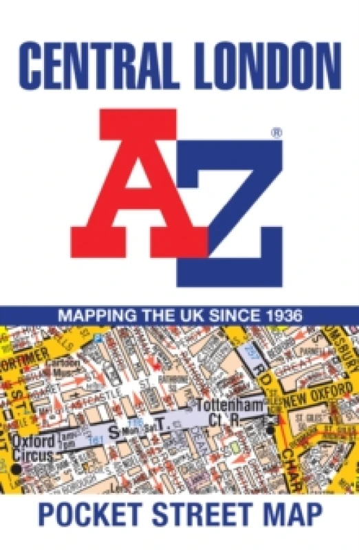Image of Central London A-Z Pocket Street Map. By AZ Maps Books