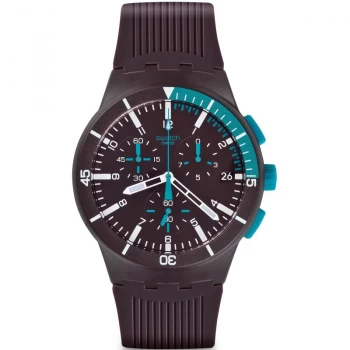 Image of Mens Swatch Chronoplastic - Purple Power Chronograph Watch