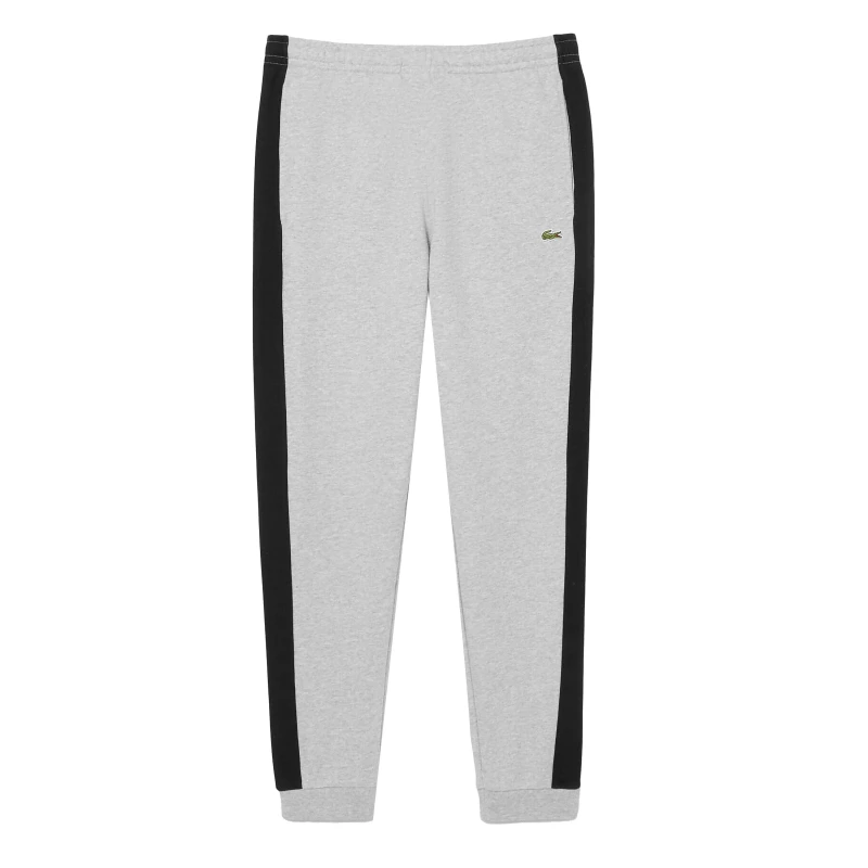 Image of Lacoste Tapered Colour Block Sweatpants Grey male XS