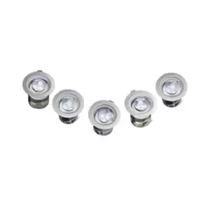Image of Robus VITA 1.8W White LED Circular IP68 Deck Lights With 5 Fittings Kit - R3LED5S-01