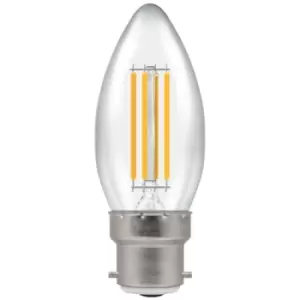 Image of Crompton Lamps LED Candle 6.5W B22 Filament Warm White Clear (60W Eqv)