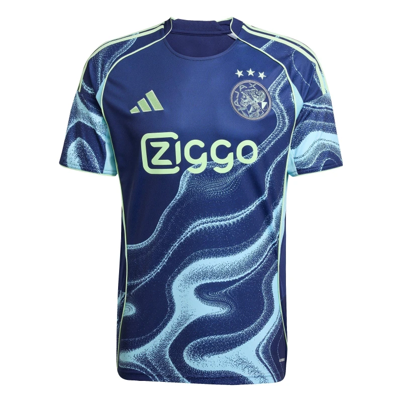 Image of adidas Ajax Amsterdam Away Shirt 2025 2026 Adults Black male L