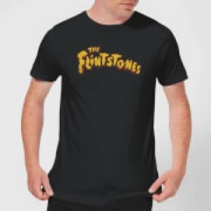 Image of The Flintstones Logo Mens T-Shirt - Black