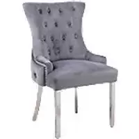 Image of Neo Chair Grey 2XPAOLO-CHR-GREY Pack of 2 Pieces