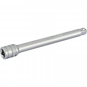 Image of Draper 1/4" Drive Satin Chrome Wobble Socket Extension Bar 1/4" 100mm