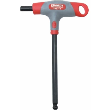 Image of Kennedy-pro - T-handled Hexagon Key Ball Driver 10MM X 205MM