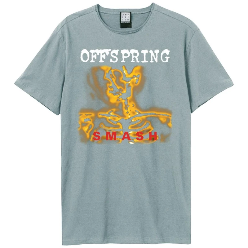 Image of Amplified Amplified Men Smash Offspring T-Shirt in Pale Blue Size: X-Small Pale Blue XS Male 5063693885557