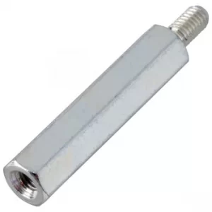 Image of PB Fastener S45530X25 Zinc Plated Steel M/F Spacers M3 x 25mm Pack...