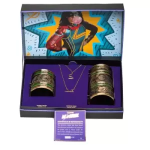 Image of Ms Marvel Kamala Khan Bracelets and Pendants Replica Set - Zavvi UK Exclusive (Only 100 Available)