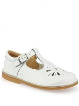 Image of Start-Rite Girls Lottie T-Bar Shoes - White