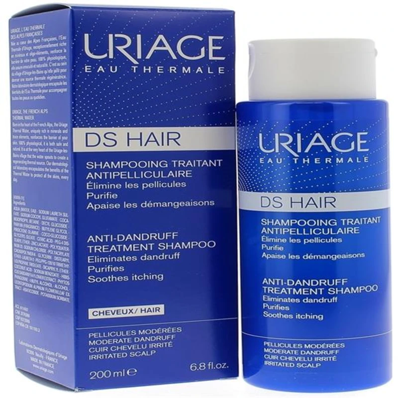 Image of Uriage DS Hair Anti-Dandruff Treatment Shampoo 200ml