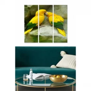 Image of MDF406808 Multicolor Decorative MDF Painting (3 Pieces)