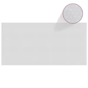 Image of Vidaxl Floating Pe Solar Pool Film 1200X600cm Grey