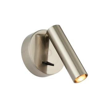 Image of Endon Lighting Staten - Integrated LED Wall Lamp Brushed Aluminium 1 Light IP20