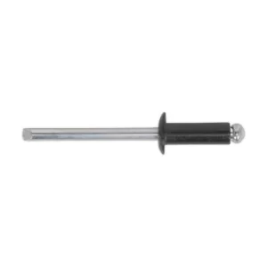 Image of Aluminium Rivet Black Standard Flange 4 X 10MM Pack of 200