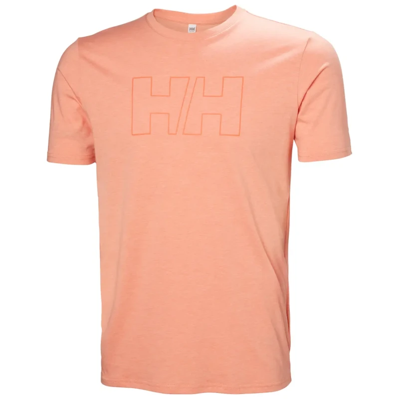Image of T-Shirt Helly Hansen Tech Logo Orange Male S