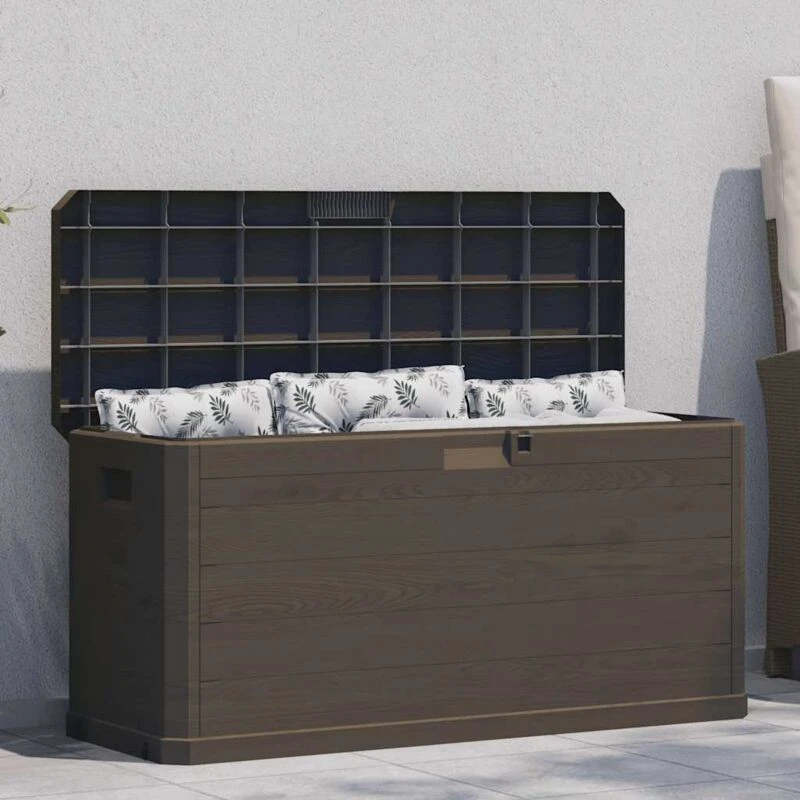 Image of VIDAXL Garden Storage Box 280 l Brown Vidaxl 45687fr