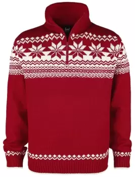Image of Brandit Norwegian-Style Sweater Knit jumper red