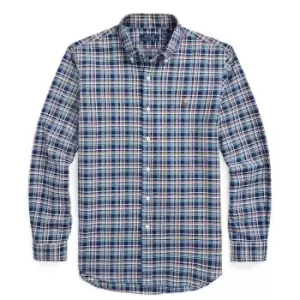 Image of Polo Ralph Lauren Oxford Check Shirt - Blue