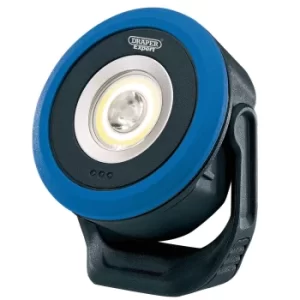 Image of Draper COB SMD LED Wireless/USB Rechargeable Mini Flood Light Blue