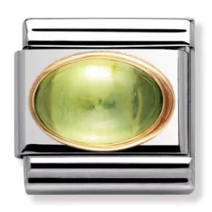 Image of Nomination CLASSIC Gold Semi Precious Peridot Charm 030504/05