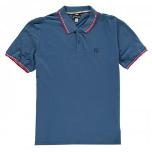 Image of Sergio Tacchini Zuck Polo Shirt Mens - Blue