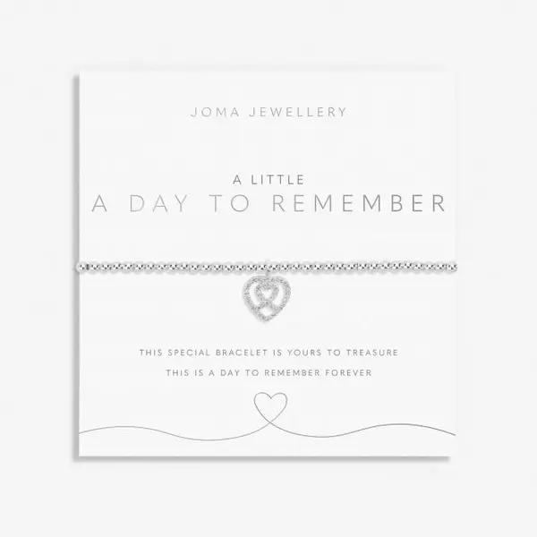 Image of A Little A Day To Remember Silver Plated 17.5cm Bracelet 7010