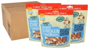 Image of Good Boy Crunchy Chicken and Calcium Dog Bones 350g