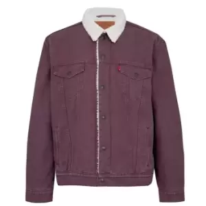 Image of Levis Type 3 Sherpa Jacket - Purple