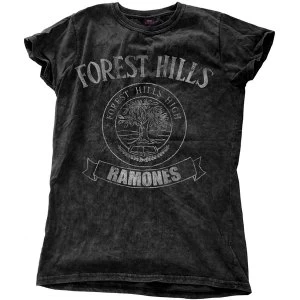 Image of Ramones - Forest Hills Vintage Womens Medium T-Shirt - Black