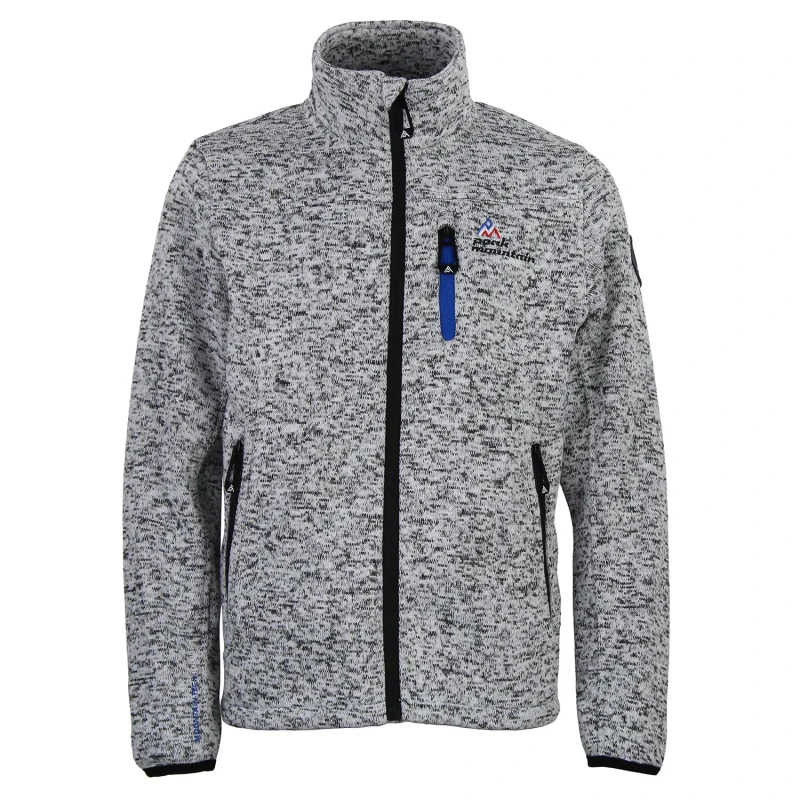 Image of Children's fleece jacket Peak Mountain Ecemo Gris Male 4 ans
