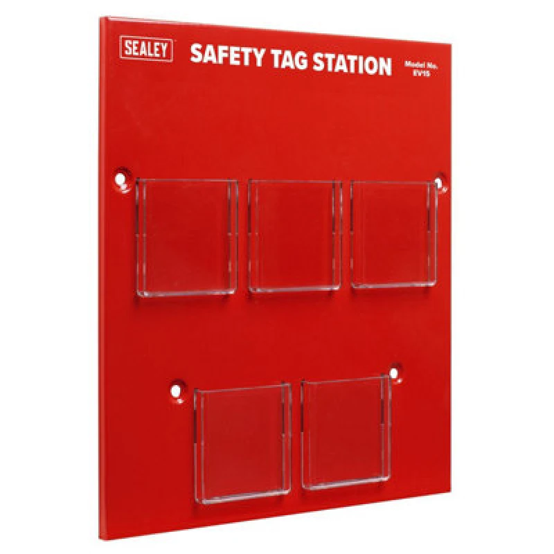 Image of Sealey Wall Mount Safety Tag Station EV15