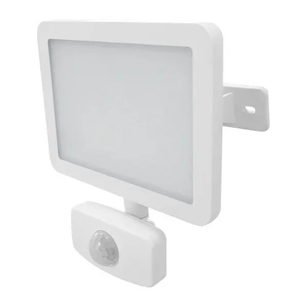 Image of Eterna 20W LED Floodlight with PIR - White