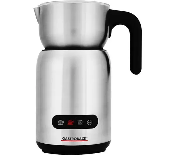 Image of Gastroback Design Milk & Chocolate Advanced 62359 Milk Frother - Silver/Grey 4016432623591