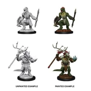 Image of D&D Nolzur's Marvelous Unpainted Miniatures (W12) Lizardfolk & Lizardfolk Shaman