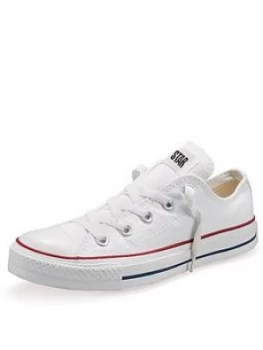 Image of Converse Chuck Taylor All Star Ox Core Childrens Trainer, White, Size 2