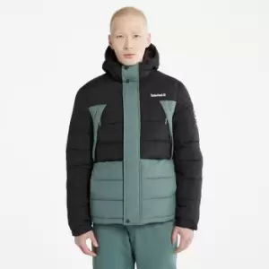 Image of Timberland Outdoor Archive Water-resistant Puffer Jacket For Men In Green Green, Size L