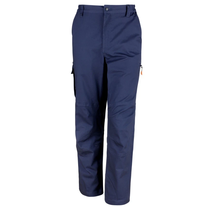 Image of Result Result Men Sabre Stretch Work Trousers in Navy Size: Medium Navy M Male 5063470532964