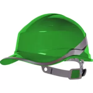 Image of Venitex Hi-Vis Baseball PPE Safety Helmet (Pack of 2) (One Size) (Green)