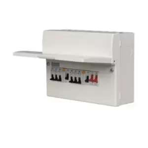 Image of BG 6 Way With 100A Switch 2x 63A 30Ma RCDS & 6x MCBs - CFUDP16606