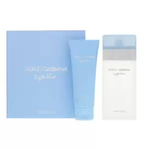 Image of Dolce & Gabbana Light Blue Giftset 100ml Eau de Toilette + 75ml Body Cream